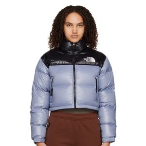 The North Face Nuptse Short Jacket Folk Blue Size Small